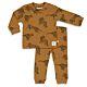 Feetje Kinder Schlafanzug Pyjama Nachtwäsche Zweiteiler Tiger Braun Baby Jungen 