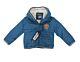 Outburst Jacke Winterjacke Baby Kinder Jungen Blau Kapuze Variobündchen 