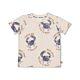 Feetje Shirt Kurzarm T-Shirt Jungen Offwhite Sommer Baby Kinder Allover Krebs