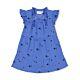 Jubel Mädchen Kinder Kleid Sommerkleid Flügelärmel Webstoff Blau Herz Bella