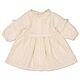 Feetje Baby Kleid mit Pumphose Mädchen Natur Stickerei Rüschen 