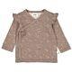 Feetje Baby Shirt Langarm Wickelshirt Erstaustattung Braun Blumen Mädchen
