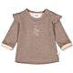 Feetje Shirt Langarm Baby Mädchen Braun Blumen Erstlingsausstattung
