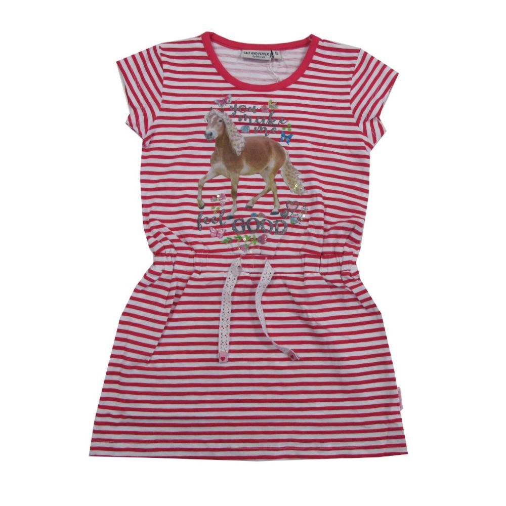 SO 11 104-140 SHIRT salt&pepper gr PFERDE 