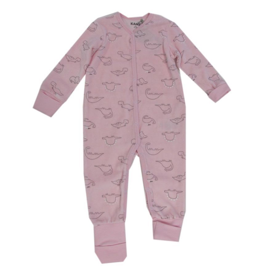 Kanz Nachtwäsche Schlafanzug Overall Einteiler Baby Unisex Rot Blau Gr.62,68 