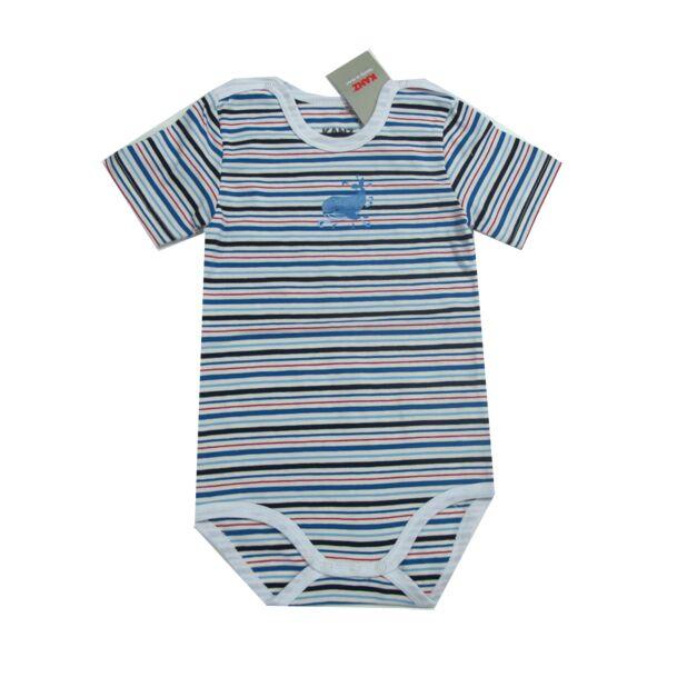 Kanz Baby Body Einteiler Kurzarm Spieler Jungen Gestreift Größe 62-98