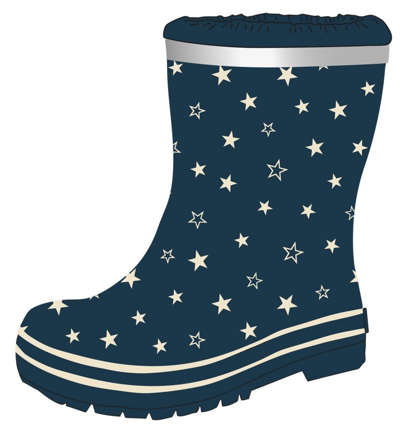 Maximo Gummistiefel Gefüttert Gr 24 34