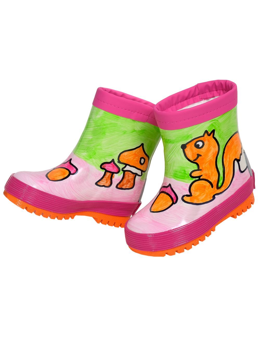 Maximo Gummistiefel Eichhörnchen Gefüttert Gr 22 28