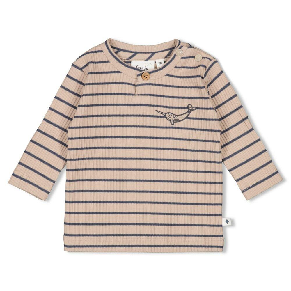 Feetje Baby Jungen Spieler Turtelly Cool - Gerippter Strampler Mit Druckknöpfen