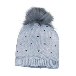 Bonnet Maximo Avec Pompon Fausse Fourrure - Bonnet Enfant Chaud Et Stylé